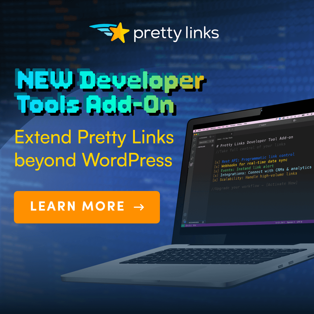 PrettyLinks Dev Tools - 1080 x 1080